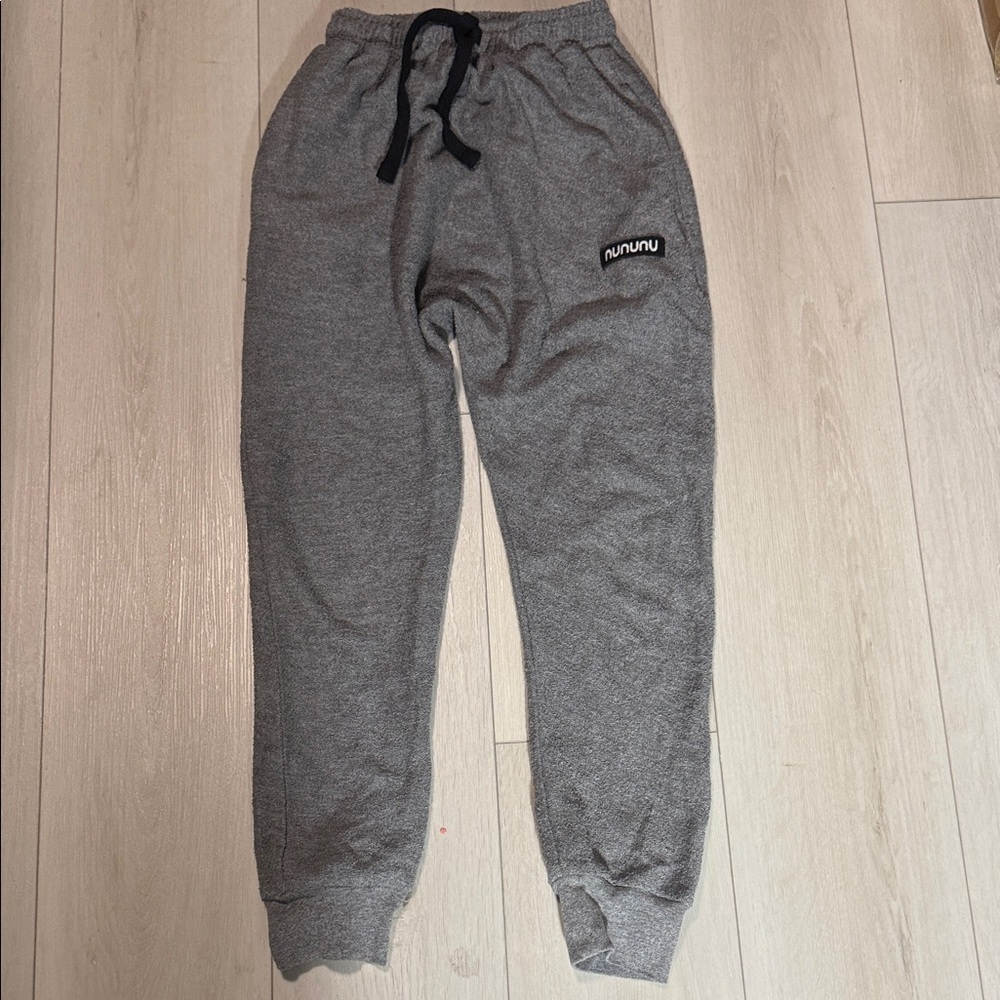 nununu Charcoal Gray Kids Joggers Size 10-11